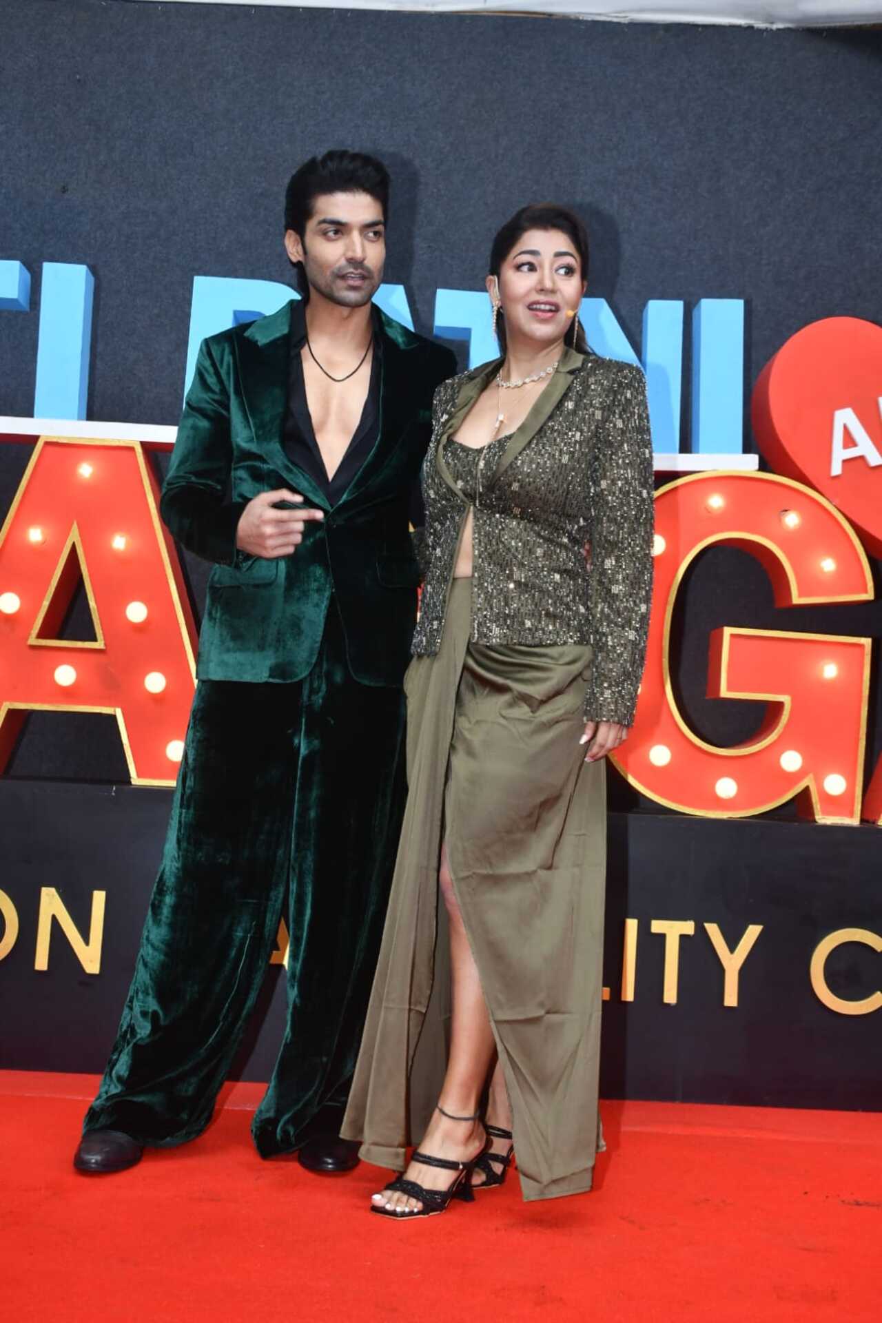 <p>Gurmeet Chaudhry and Debina Bonnerjee were also seen putting their best fashion foot forward as they opted for shades of green.&nbsp;</p>